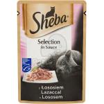 Sheba Selection in Sauce Katzenfutter mit Lachs 