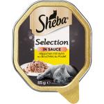 Sheba Selection in Sauce Trockenfutter für Katzen aus Stoff mit Huhn 