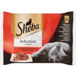 Sheba Selection in Sauce Herzhafte Komposition mit Fleisch 4 x 85g