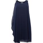Marineblaue Sheego Chiffon-Abendkleider aus Chiffon für Damen Größe XXL Große Größen 