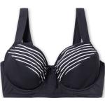 Marineblaue Bikini-Tops mit Bügel für Damen Größe L Große Größen 