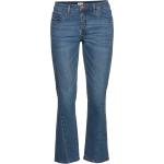 Blaue Sheego Stretch-Jeans aus Denim für Damen Größe XL Große Größen 