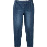 Unifarbene Sportliche Sheego Slim Fit Jeans aus Denim für Damen Große Größen 