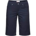 Marineblaue Unifarbene 5-Pocket Hosen mit Reißverschluss für Damen Größe XL Große Größen 
