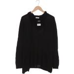 Schwarze Sheego Kaschmir-Pullover aus Wolle für Damen Größe L Große Größen 