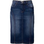 Blaue Casual Sheego Denim Jeansröcke aus Denim für Damen Größe XXL Große Größen 