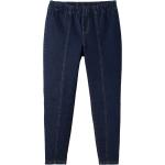 Dunkelblaue Sheego Denim Nachhaltige Jeggings & Jeans-Leggings aus Baumwollmischung für Damen Größe XL Große Größen 