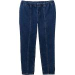 Blaue Sheego Denim Nachhaltige Jeggings & Jeans-Leggings aus Baumwollmischung für Damen Übergrößen Große Größen 