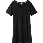 Schwarze Nachhaltige Jerseykleider aus Jersey für Damen Größe L Große Größen für den für den Sommer 