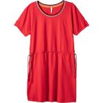Rote Gestreifte Nachhaltige Jerseykleider aus Jersey für Damen Größe XL Große Größen 