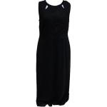Schwarze Elegante Sheego Maxi Lange Abendkleider aus Spitze für Damen Größe XL Große Größen 