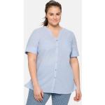 Kurzärmelige Sheego Shirts mit Tasche für Damen Große Größen 