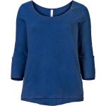 Blaue Sheego Longshirts für Damen Größe M Große Größen 