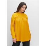 Reduzierte Senfgelbe Sheego Tunika-Blusen für Damen Größe 3 XL Große Größen für den für den Sommer 