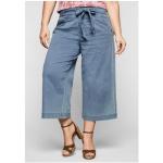 Reduzierte Hellblaue Sheego Denim Stretch-Jeans mit Reißverschluss aus Denim für Damen Größe XXL Große Größen 