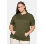 Reduzierte Grüne Sheego T-Shirts aus Jersey für Damen Größe XL Große Größen 