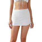 Weiße High Waist Bikinihosen mit Meer-Motiv für Damen Größe S 