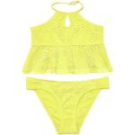 Reduzierte Gelbe Triangel Bikinis für Kinder für Mädchen für den für den Sommer 