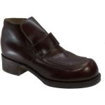 Braune Shellys Ankle Boots & Klassische Stiefeletten aus Leder für Damen Größe 42 
