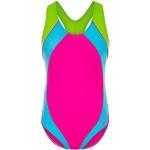 Shepa Kinder Badeanzug Schwimmanzug rosa-blau-grün 116