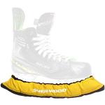 Sherwood Junior Pro elastische Kufenstrümpfe für Kinder Eishockey-& Schlittschuhe, 2 Stück, gelb, One Size