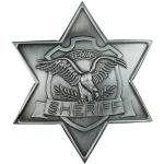 Silberne Sterne Deiters Sheriffsterne für Herren Einheitsgröße 