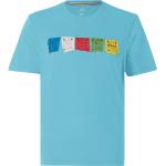 Blaue Sherpa Tarcho T-Shirts für Herren Größe M 