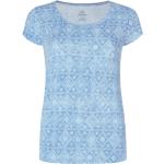 Blaue Sherpa Bio T-Shirts für Damen Größe XS für den für den Sommer 