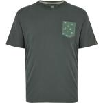 Graue Sherpa Bio Shirts mit Tasche für Herren Größe XL für den für den Sommer 