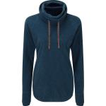 Blaue Sherpa Damenfleecepullover & Damenfleeceshirts aus Fleece Größe XS 