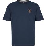 Blaue Sherpa T-Shirts für Damen Größe L 