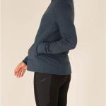 Blaue Sherpa Fleecejacken mit Reißverschluss aus Fleece für Damen Größe XL 