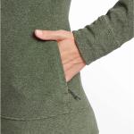 Beige Sherpa Fleecejacken mit Reißverschluss aus Fleece für Damen Größe XL 