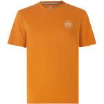 Reduzierte Orange Langärmelige Sherpa T-Shirts aus Baumwolle für Herren Größe L 