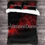 Reduzierte Moderne Vampire Diaries Bettwäsche Sets & Bettwäsche Garnituren mit Reißverschluss maschinenwaschbar 135x200 3-teilig 
