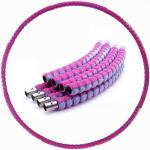SHG Hula-Hoop-Reifen »Neue Farben, neues Design Fitness für Erwachsene & Kinder, 8 teilig bis 94 cm, Edelstahlkern befüllbar 0,8 - 4 kg
