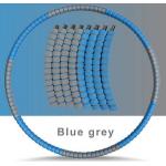 SHG Hula-Hoop-Reifen »Reifen für Erwachsene & Kinder, 8 teilig bis 94 cm, 1.1 kg, Edelstahlkern mit Schaumstoffmantel, Hulahoop Reifen«, blau