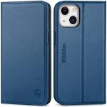 Reduzierte Royalblaue Elegante Shieldon iPhone 13 Mini Hüllen 2021 Art: Flip Cases mit Bildern aus Leder klappbar mini 