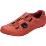 Rote Shimano Rennradschuhe aus Nylon Leicht für Herren Größe 46 