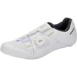 Weiße Shimano Rennradschuhe aus Nylon leicht für Damen Größe 39 