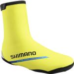 Gelbe Shimano Schuhüberzieher & Regenüberschuhe isoliert Größe 42 