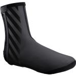Schwarze Schuhüberzieher & Regenüberschuhe mit Reißverschluss aus Fleece winddicht Größe 40 für den für den Winter 