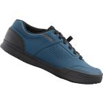Aquablaue Shimano MTB Schuhe aus Kunstleder für Damen Größe 39 