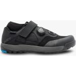Schwarze Shimano MTB Schuhe mit Klettverschluss rutschfest für Herren Größe 45 