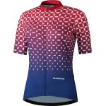 Shimano W'S Sumire Short Sleeve Jersey red/navy (R16) M