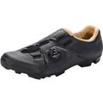 Schwarze Shimano MTB Schuhe aus Kunstleder für Damen Größe 38 