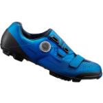 Blaue Shimano MTB Schuhe mit Strass atmungsaktiv für Herren Größe 42 