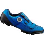 Blaue Shimano MTB Schuhe atmungsaktiv für Herren Größe 47 