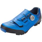 Blaue Shimano MTB Schuhe mit Strass Atmungsaktiv für Herren Größe 48 