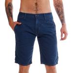 Blaue Vintage Shine Original Chino-Shorts für Herren Größe L für den für den Sommer 